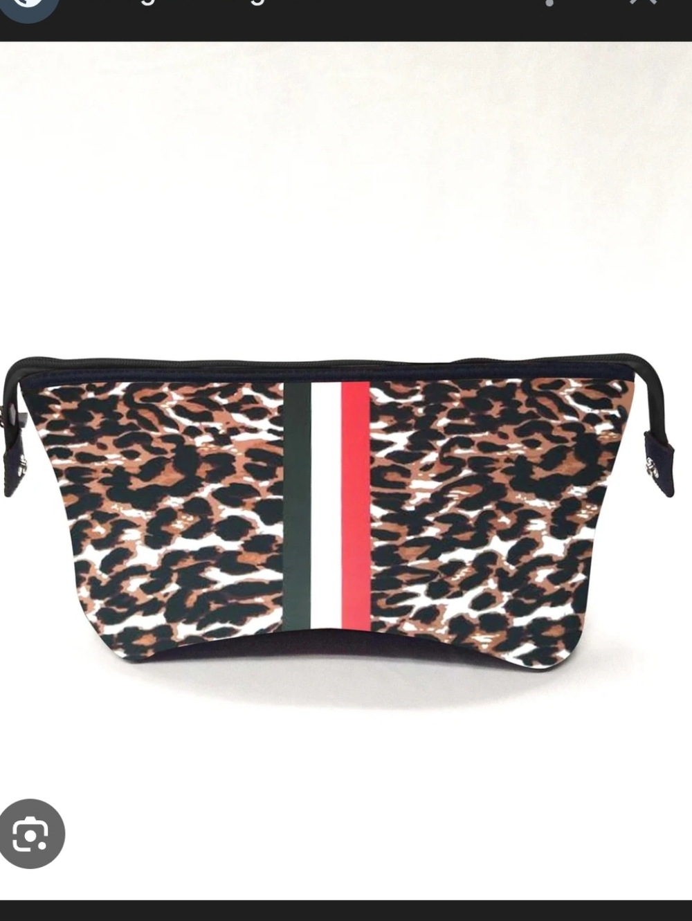 Haute Shore Kyle Leopard Cosmetic Case EUC!! Like NEW
